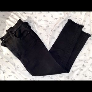 high rise denim forum (aritzia) crop jeans